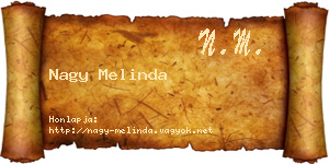 Nagy Melinda névjegykártya