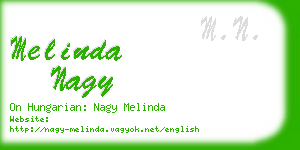 melinda nagy business card